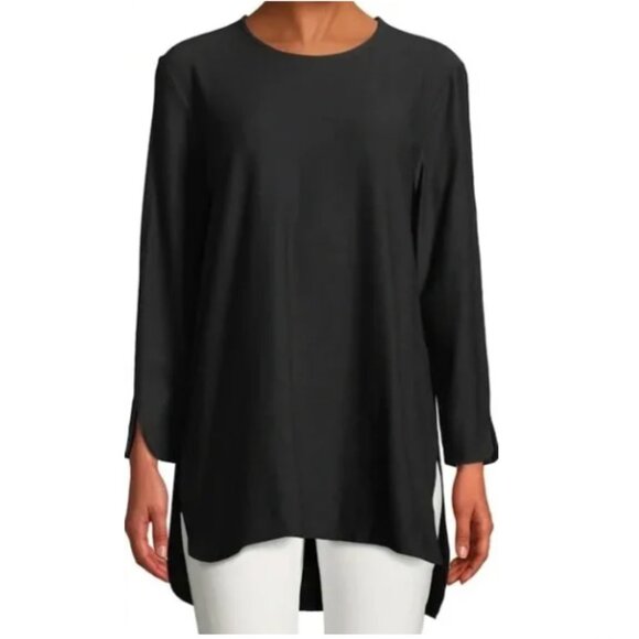 Eileen Fisher Tops - Eileen Fisher Tunic Black Size 2X